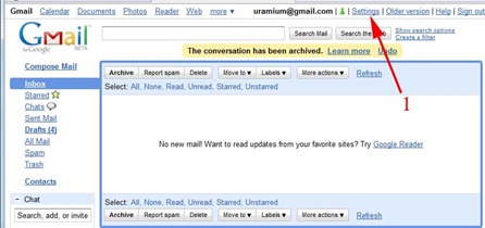 شرح خدمة pop3 من مايكروسوفت لاستقبال رسائل البريد الالكتروني hotmail على gmail